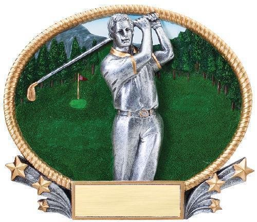 3D Oval -Golf Male