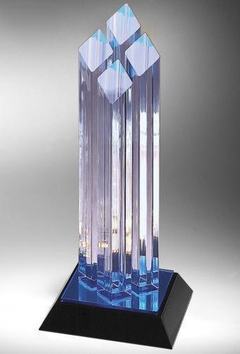 Achievement Diamond Four Posts Acrylic Award