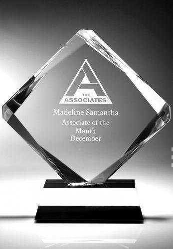 Achievement Diamond Clear Acrylic Award