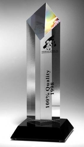 Achievement Single Large Diamond Acrylic Award