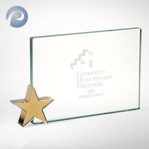 Achievement Award with Gold Brass Star