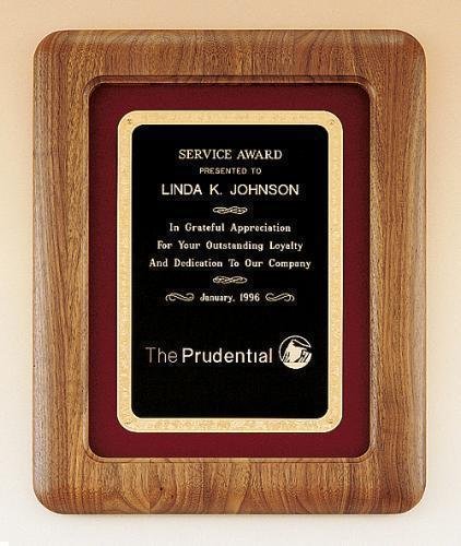 American Walnut Frame Plaque