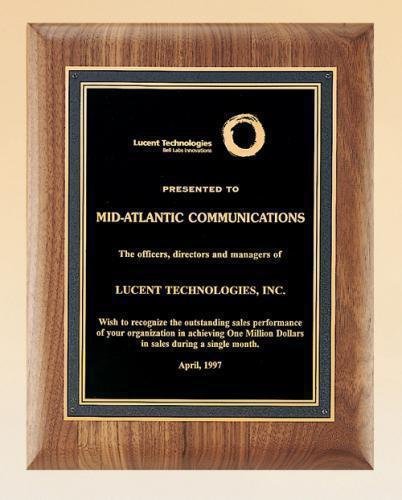 American Walnut Plaque