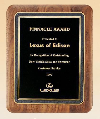 American Walnut Plaque