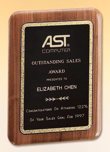 American Walnut Plaque