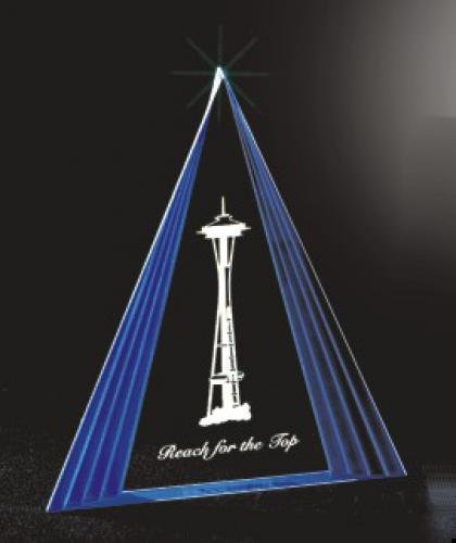 Side Step Pyramid Acrylic Award