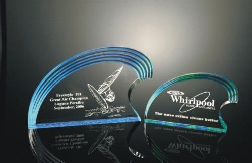 Surfs Up Acrylic Award