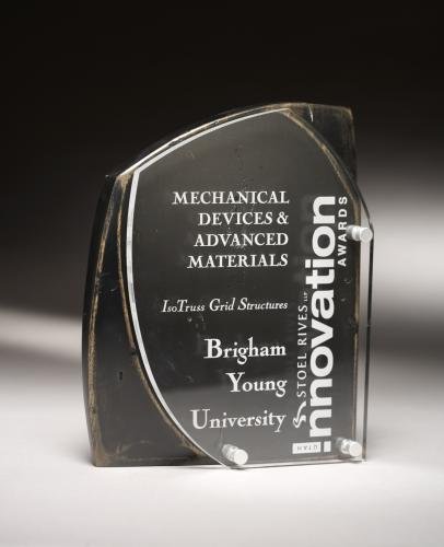 Artisan Rustic Black Alder Wood Acrylic Award