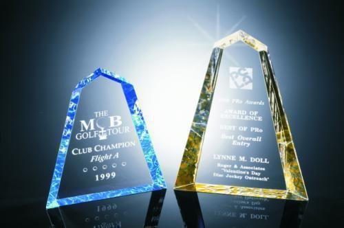 Back Beveled Wedge Acrylic Award