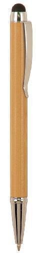 Bamboo Ballpoint Pen with Stylus