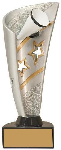 Banner Resin Trophy -Cheer