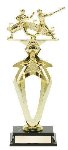 Baseball Multi-Action with Riser Trophy