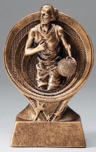 Basketball Resin Trophy, Female
