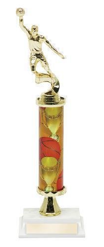 Basketball Single Column Trophy
