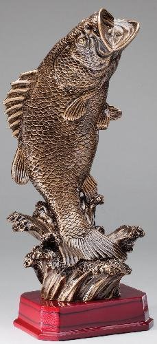 Bass Standing Resin Trophy
