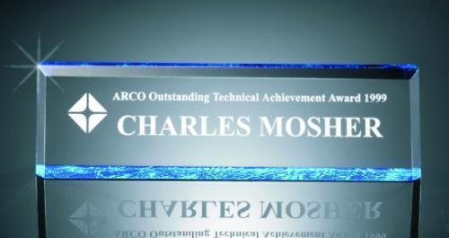 Beveled Name Plate Acrylic Award
