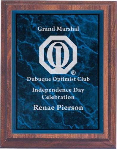 Cherry Finish Plaque Award