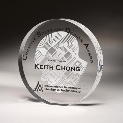 Circle Acrylic Award