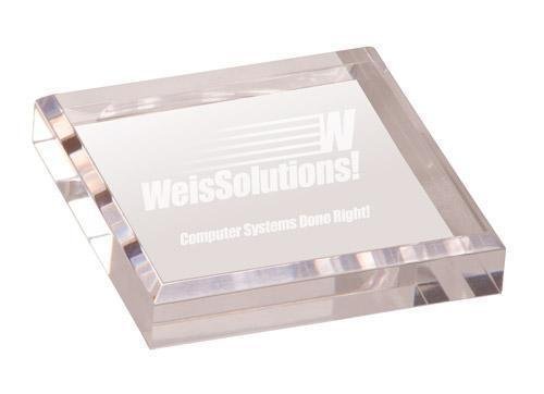 Clear Acrylic Paper Weight