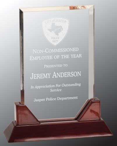 Clear Rectangle Acrylic Award
