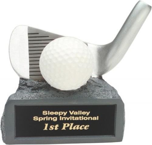 Colored Resin Trophy -Golf