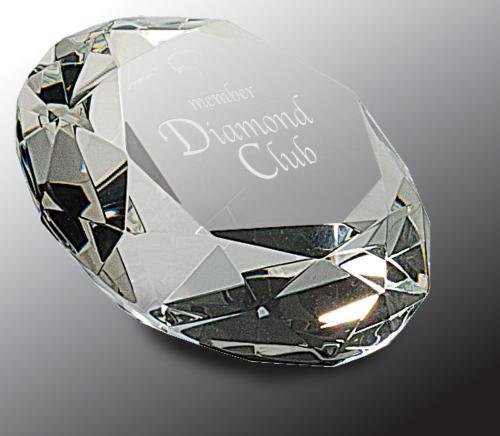 Crystal Diamond Paper Weight