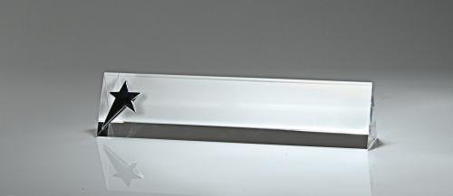 Crystal Name Block With Star