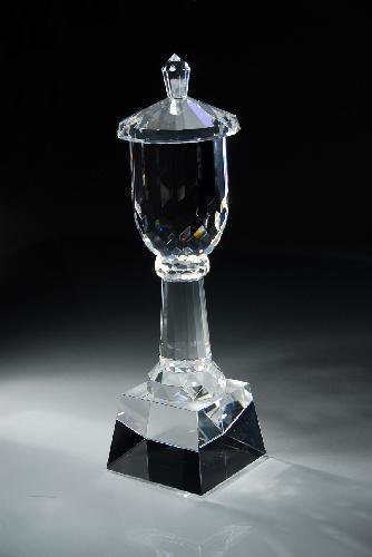 Crystal Trophy Cup On Base