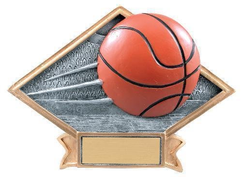 Diamond Plate Resin -Basketball