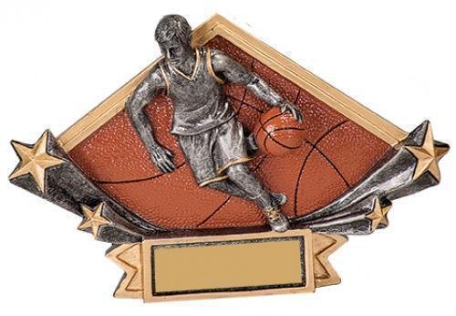 Diamond Plate Resin -Basketball Male