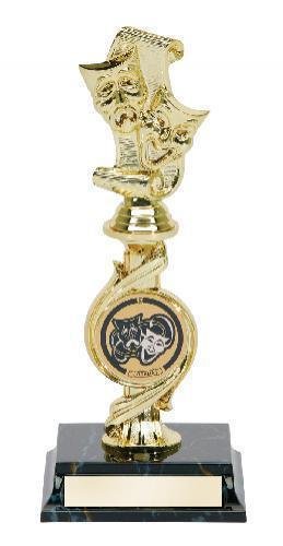 Drama Figure on Mylar Holder Riser Award