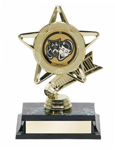 Drama Star Mylar Holder Trophy
