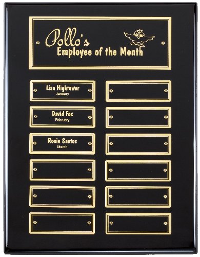 Ebony Finish Perpetual Plaque