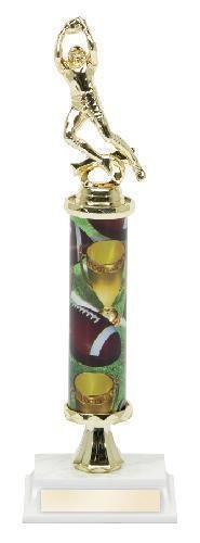 Football Single Column Trophy