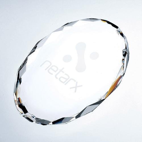 Gem-Cut Oval Paper Weight