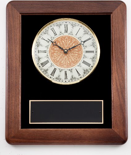 Genuine Walnut Clock Plaque