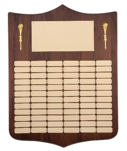 Genuine Walnut Perpetual Plaques
