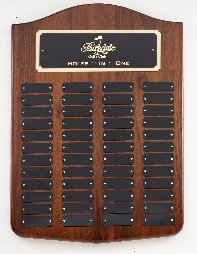 Genuine Walnut Perpetual Plaques