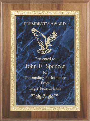 Genuine Walnut Plaque