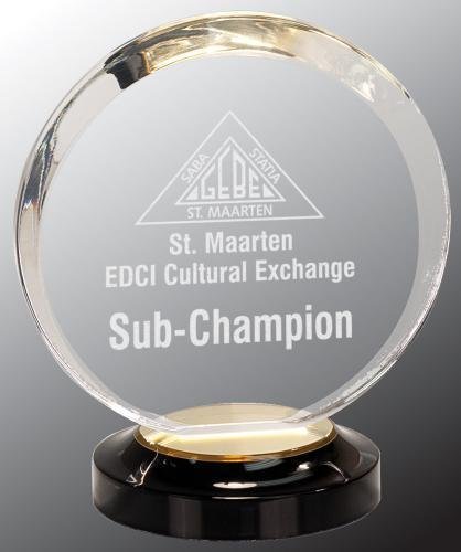 Gold Halo Acrylic Award