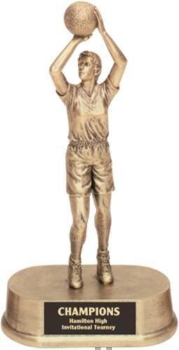 Gold Resin Trophy -Basketball Female