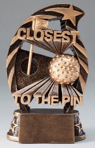 Golf Closest to the Pin Resin Trophy
