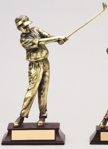 Golf, Male Metallic Figure