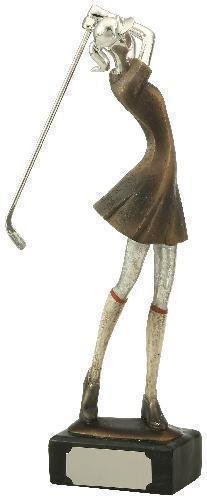 Golfer, Female Silver Metallic Award