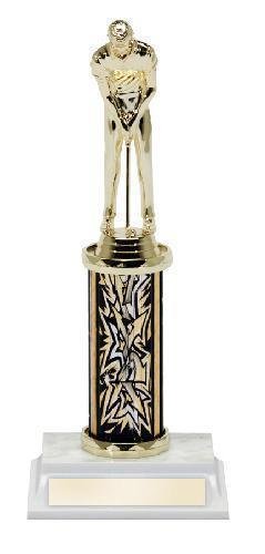 Golfer Male Single Column Trophy