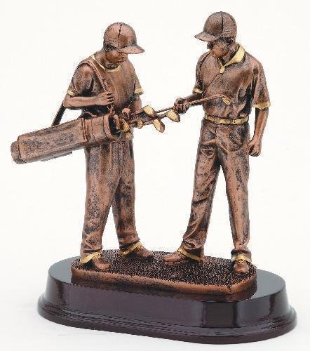 Golfer With Caddie, Male