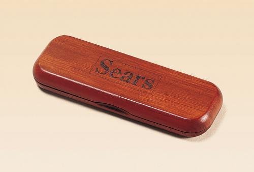 Hinged Pen Box Rosewood Finish