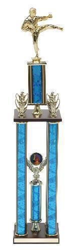 Karate Male 4-Post Trophy