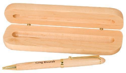 Maple Pen & Pen Case Set
