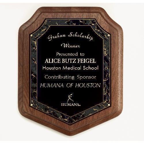 Marble Magic Shield Plaque